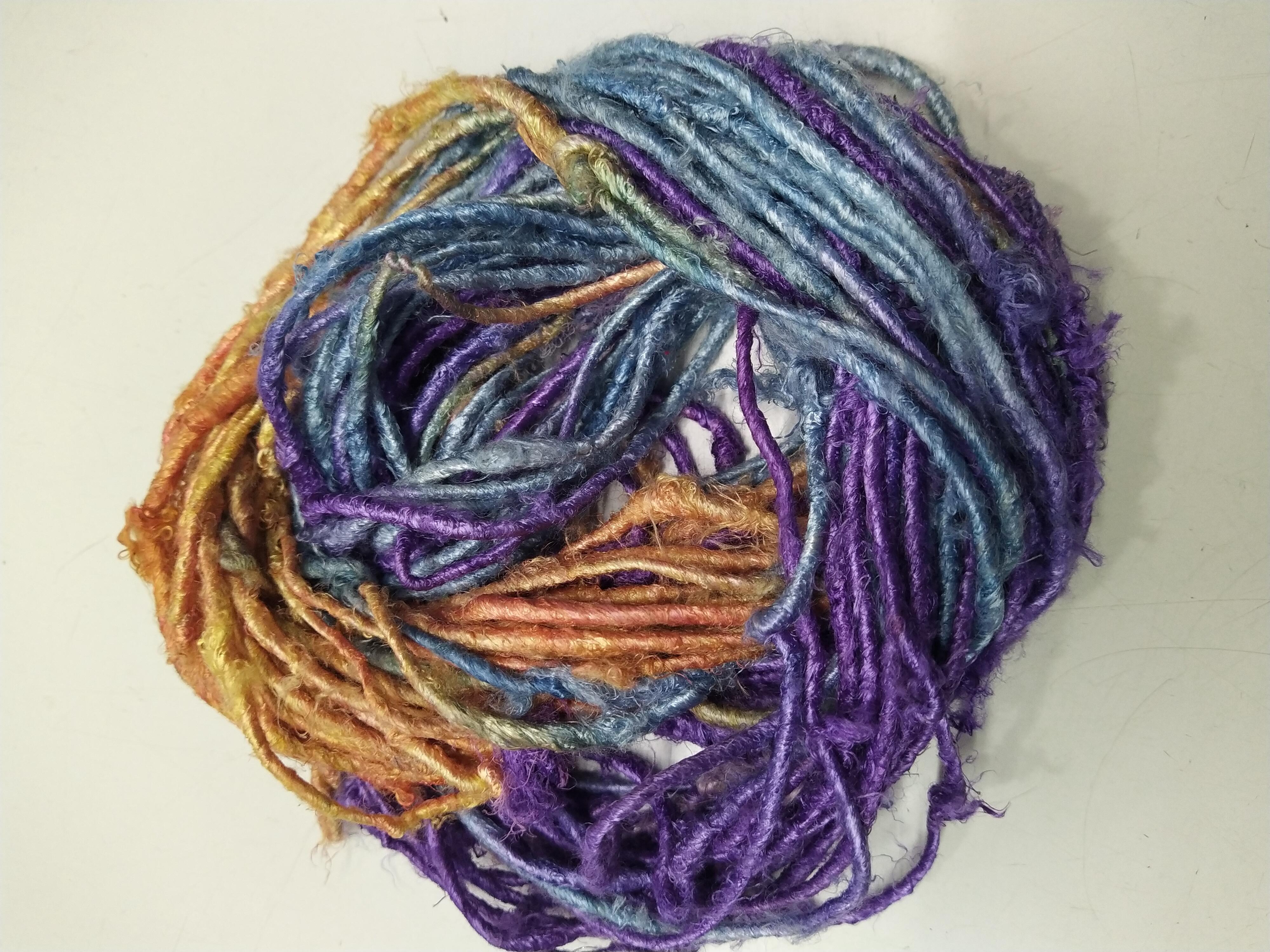 Recycled Banana silk yarn (4)
